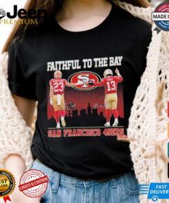 Official San Francisco 49ers Faithful To The Bay 2024 McCaffrey And Purdy T Shirt