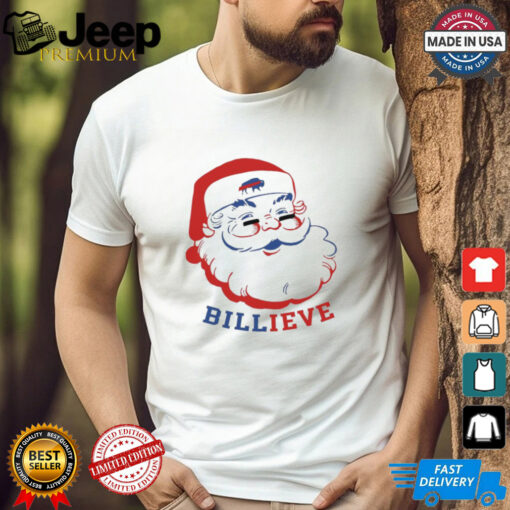 Official Santa Claus Buffalo Bills Billieve Christmas 2024 Shirt