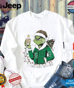 Official Santa Grinch Boston Celtics Is This jolly Enough Merry Christmas shirt