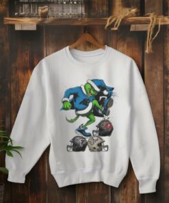 Official Santa Grinch Carolina Panthers Stomp On NFL Teams Christmas 2024 T shirt