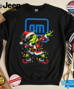 Official Santa Grinch Dabbing General Motors Merry Christmas Light Shirt