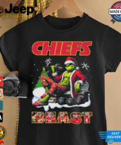 Official Santa Grinch Gymmer Kansas Chiefs NFL 2025 Beast Christmas Shirt