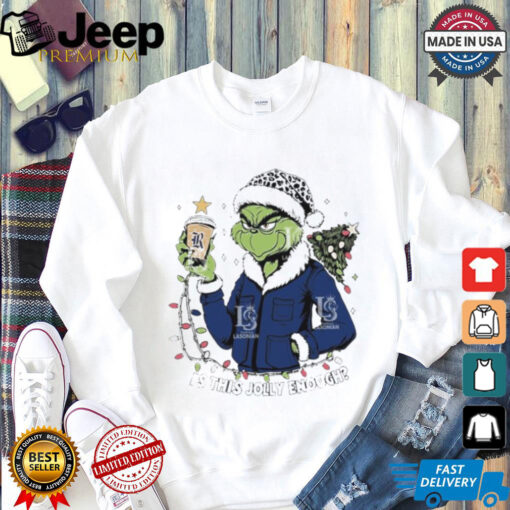 Official Santa Grinch Rice Owls Is This jolly Enough Merry Christmas shirt