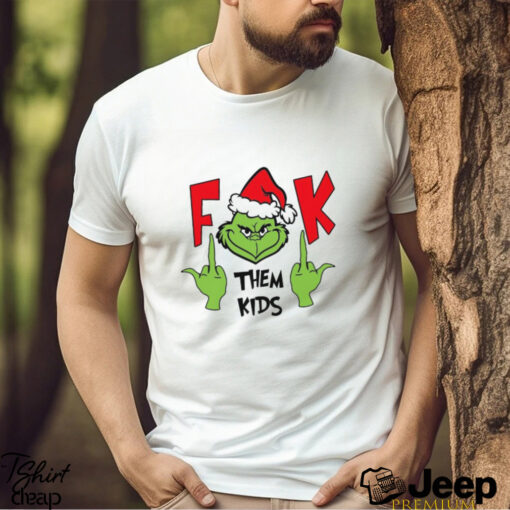 Official Santa Grinch fuck them kids Christmas 2024 Shirt