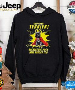 Official Scottie Dog Gifts Women Superdog Scottish Terrier Dog Performance Sprint Shirt