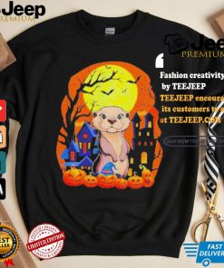 Official Sea otter with pumpkins halloween T shirt