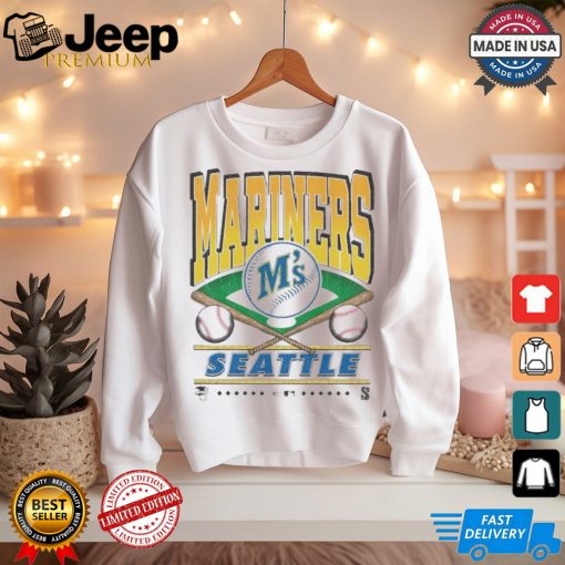 Official Seattle Mariners White Straight Shot 47 Franklin Fashion Shirt