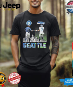 Official Seattle Mariners x Seattle Seahawks Signature T Shirt