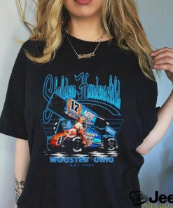 Official Sheldon Haudenschild Wooster Ohio Est 1993 Racing Car And Girl T shirt