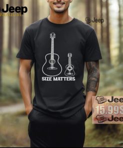 Official Size Matters Guitar Shirt