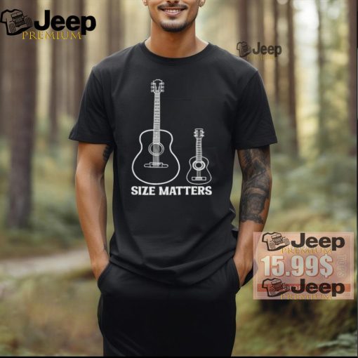 Official Size Matters Guitar Shirt