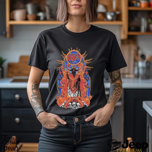 Official Slayer Merch Store Goatgod Stained Glass T Shirt