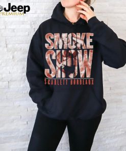 Official Smoke Show Scarlett Bordeaux T shirt