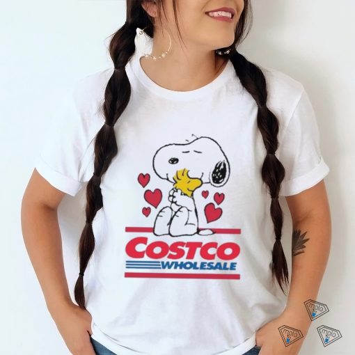 Official Snoopy And Woodstock Loves Costco Wholesale Logo Shirt