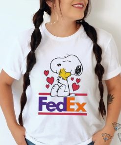 Official Snoopy And Woodstock Loves FEDEX Logo Shirt