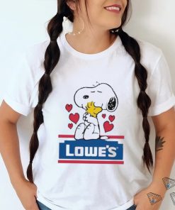 Official Snoopy And Woodstock Loves Lowe’s Logo Shirt