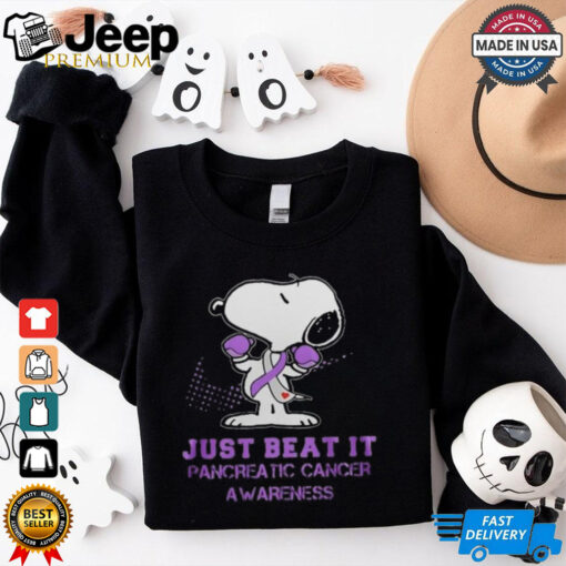 Official Snoopy Be Strong Courageous Pancreatic Cancer Awareness 2024 Shirt