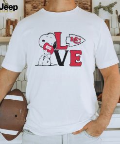 Official Snoopy Dog Love Kansas City Chiefs 2024 T shirt