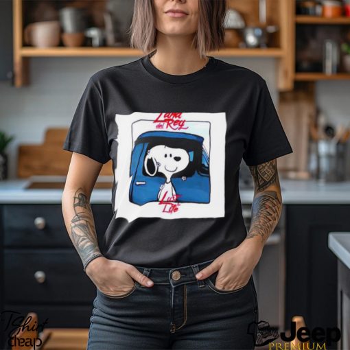 Official Snoopy Lana Del Rey Lust For Life T Shirts