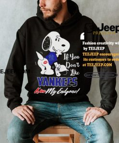 Official Snoopy New York Yankees For MLB Fans T Shirt