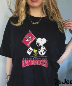 Official Snoopy and Woodstock abbey road South Carolina Gamecocks shirt