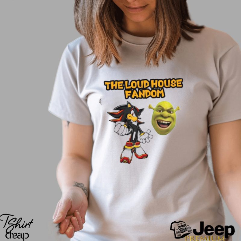 Official Sonic And Shrek The Loud House Fandom T shirt - teejeep