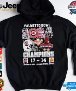 Official South Carolina Gamecocks The Palmetto Bowl 2024 Champions Victory 17 14 T Shirt