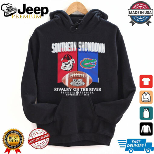 Official Southern Showdown Rivalry On The River Georgia Bulldogs vs. Florida Gators 2024 Shirt