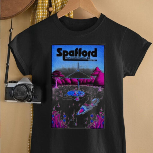 Official Spafford Seattle WA November 10 2024 Show Poster Shirt