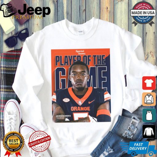 Official Special Teams Syracuse Orange Players Of The Game Jackson Meeks Poster t shirt