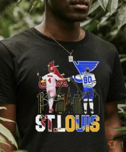 Official St. Louis Cardinals Molina St. Louis Blues O’reilly Signatures shirt