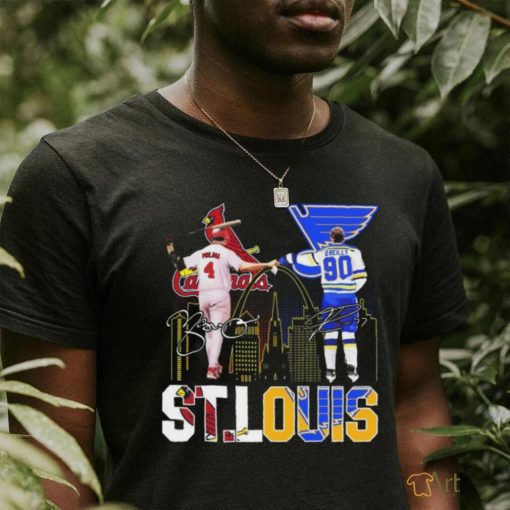 Official St. Louis Cardinals Molina St. Louis Blues O’reilly Signatures shirt
