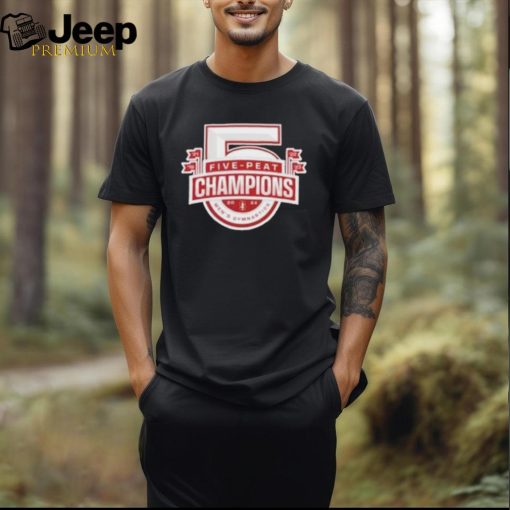 Official Stanford cardinal five peat men’s gymnastics champions logo T shirt