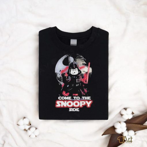 Official Star Wars Come To The Snoopy Side T Shirt