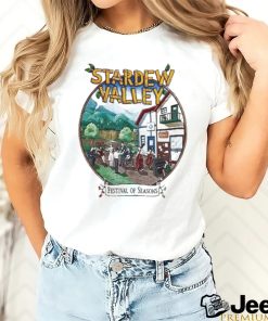 Official Stardew Valley Festival Of Seasons Tour T shirts