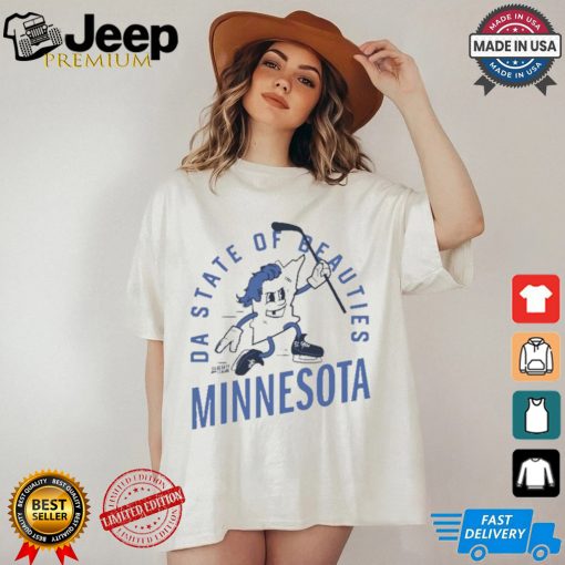 Official State Of Beauties Minnesota Hockey T shirt