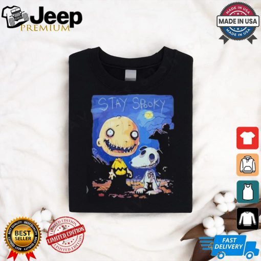 Official Stay Spooky Snoopy Charlie Brown Halloween shirt