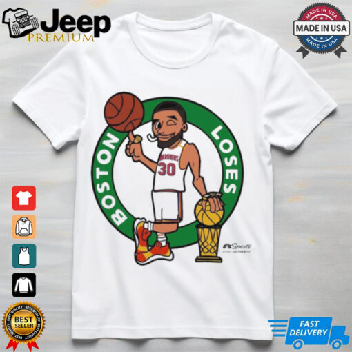 Official Stephen Curry Golden State Warriors Boston Loses Cartoon t shirt