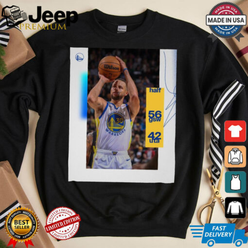 Official Stephen Curry Golden State Warriors Halftime in Salt Lake City 56 gsw 42 uta Poster t shirt