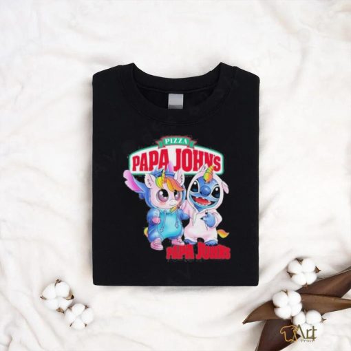 Official Stitch Unicorn Pizza John’s Fan T Shirt