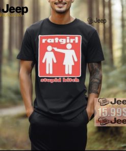 Official Stray rats ratgirl stupid bitch ringer T shirt