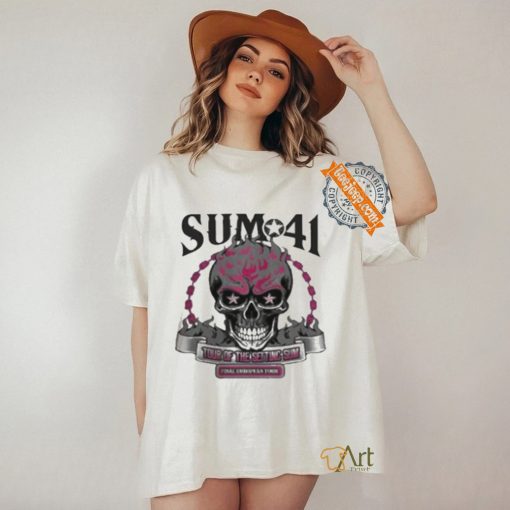 Official Sum 41 Tour Of The Setting Sum Final European Tour 2024 Shirt