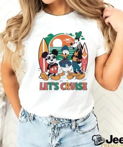 Official Summer Vibes Lets Cruise Disney Trip Shirt