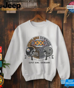 Official Super Bowl XXX Showdown Dallas Cowboys Vs Pittsburgh Steelers NFL Jan 28 1996 Vintage t shirt