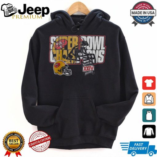 Official Super XXIV Bowl Champions NFL San Francisco 49ers All Over t shirt