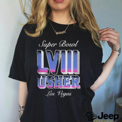 Official Super bowl lviiI usher 777 las vegas T shirt