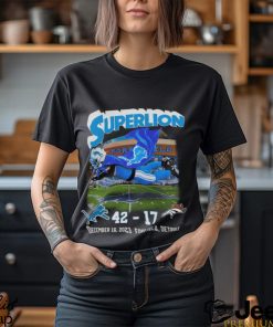 Official Superlion Detroit Lions Defeated Denver Broncos 42 17 Shirt