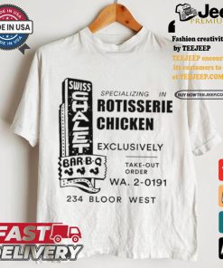 Official Swiss Chalet Vintage Rotisserie Chicken Tee 2024 shirt