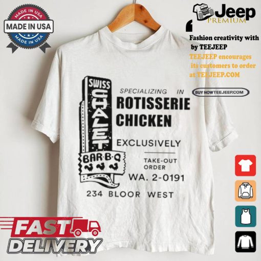 Official Swiss Chalet Vintage Rotisserie Chicken Tee 2024 shirt