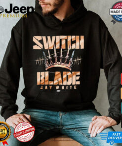 Official Switch Blade Jay White – King Me AEW t shirt